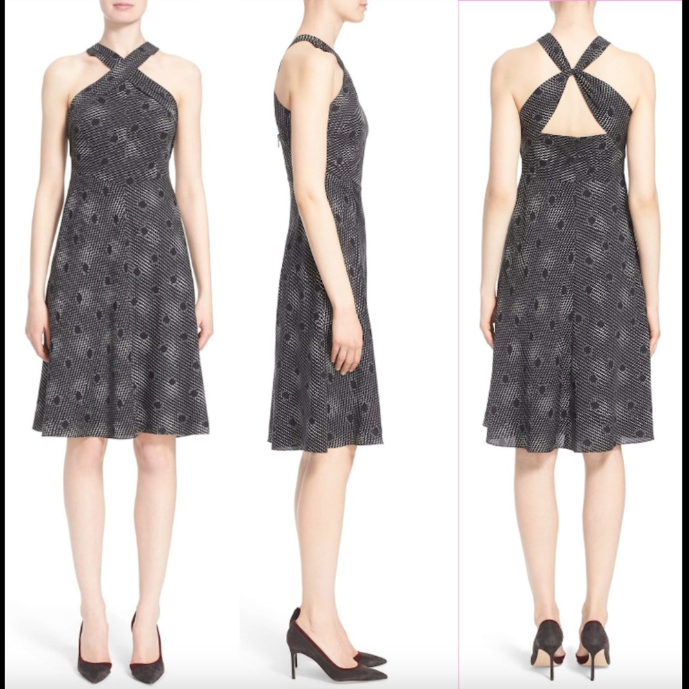 NEW Nordstrom Signature & Caroline Issa Silk Dress SZ 12